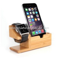 Multi use wooden wireless charging stand for phone